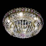 Люстра Кольцо Классика Пластинка розовая под бронзу в Подольске