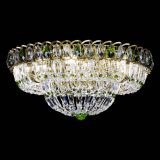 Люстра Кольцо Классика Пластинка зеленая под бронзу в Подольске