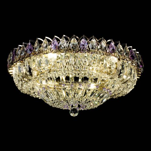 Люстра Кольцо Классика Пластинка фиолетовая в Подольске Гусь Хрустальный