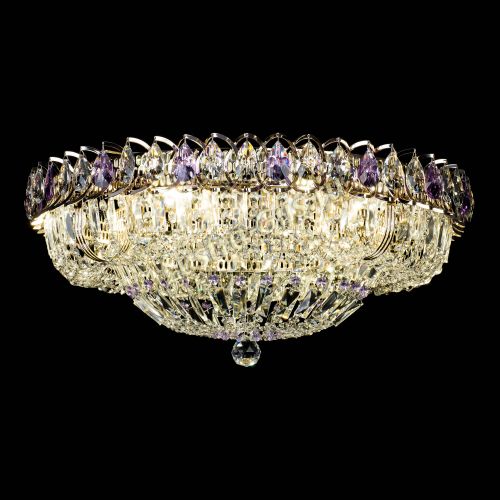 Люстра Кольцо Классика Пластинка фиолетовая в Подольске Гусь Хрустальный