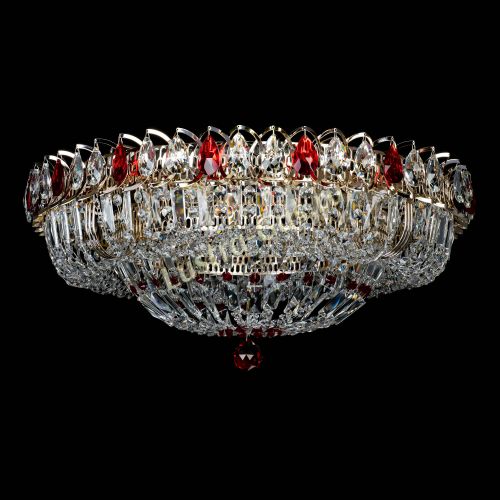 Люстра Кольцо Классика Пластинка красная в Подольске Гусь Хрустальный