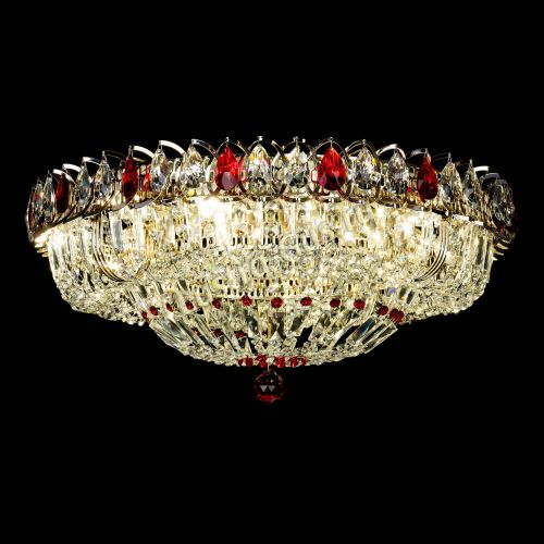 Люстра Кольцо Классика Пластинка красная в Подольске Гусь Хрустальный