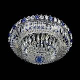 Люстра Кольцо Пластинка 600 мм синяя в Подольске Люстра Кольцо Пластинка 600 мм синяя в Подольске