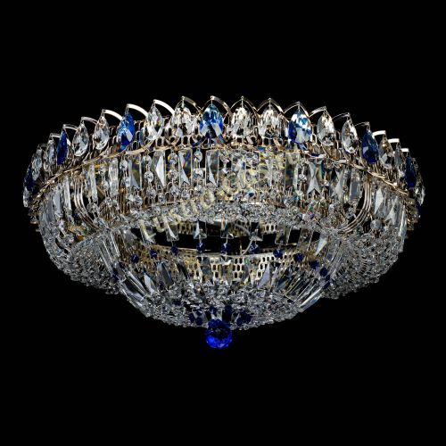 Люстра Кольцо Классика Пластинка синяя в Подольске Гусь Хрустальный