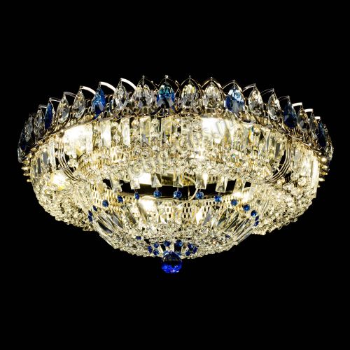 Люстра Кольцо Классика Пластинка синяя в Подольске Гусь Хрустальный