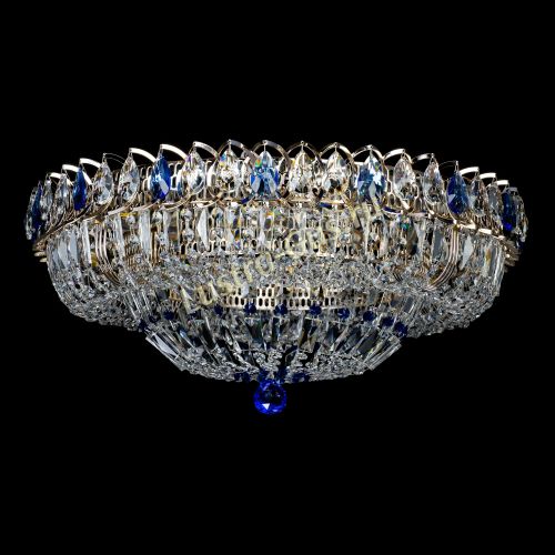 Люстра Кольцо Классика Пластинка синяя в Подольске Гусь Хрустальный