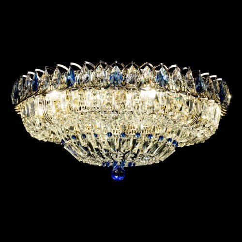 Люстра Кольцо Классика Пластинка синяя в Подольске Гусь Хрустальный