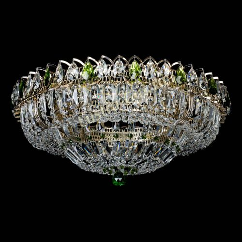 Люстра Кольцо Классика Пластинка зеленая в Подольске Гусь Хрустальный