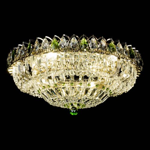 Люстра Кольцо Классика Пластинка зеленая в Подольске Гусь Хрустальный