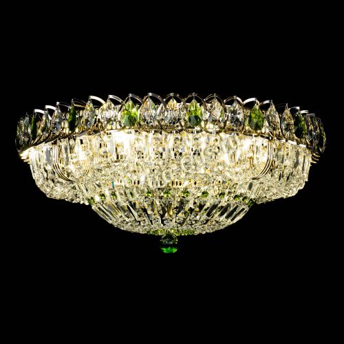 Люстра Кольцо Классика Пластинка зеленая в Подольске Гусь Хрустальный