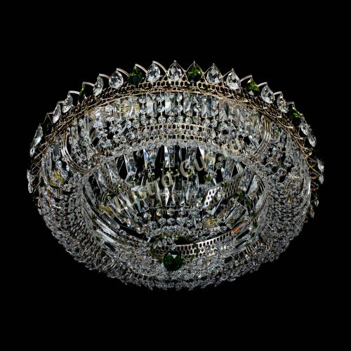 Люстра Кольцо Классика Пластинка зеленая в Подольске Гусь Хрустальный