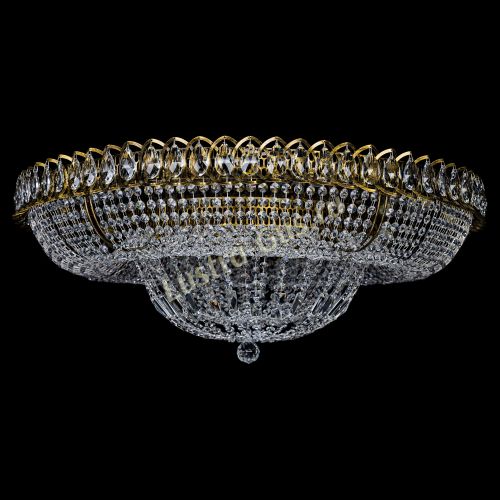 Люстра Кольцо Классика 10 ламп под бронзу в Подольске Гусь Хрустальный