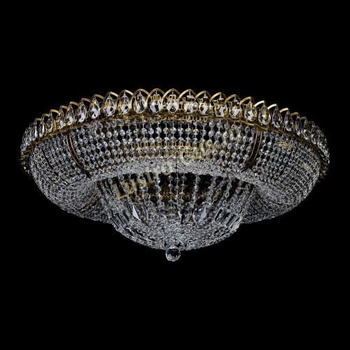 Люстра Кольцо Классика 10 ламп под бронзу в Подольске Гусь Хрустальный