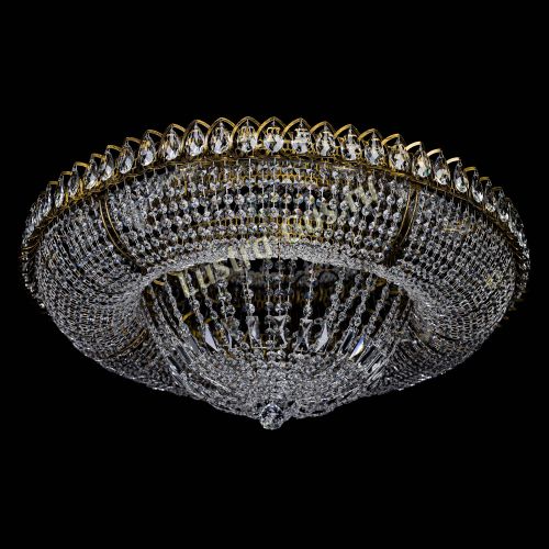 Люстра Кольцо Классика 10 ламп под бронзу в Подольске Гусь Хрустальный