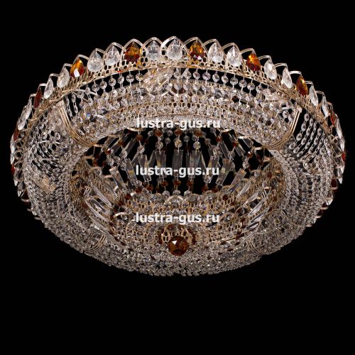 Люстра Кольцо Классика цветная в Подольске Гусь Хрустальный