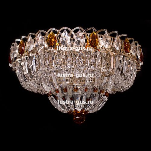 Люстра Кольцо Классика Пластинка цветная в Подольске Гусь Хрустальный