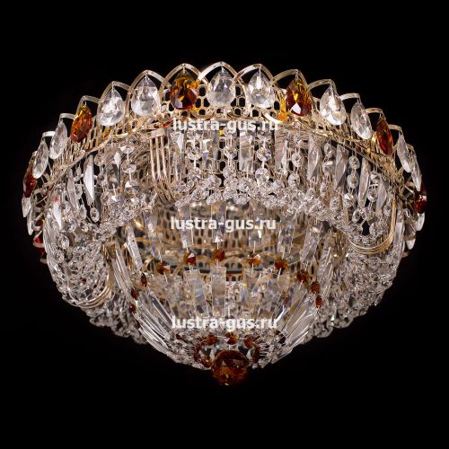 Люстра Кольцо Классика Пластинка цветная в Подольске Гусь Хрустальный