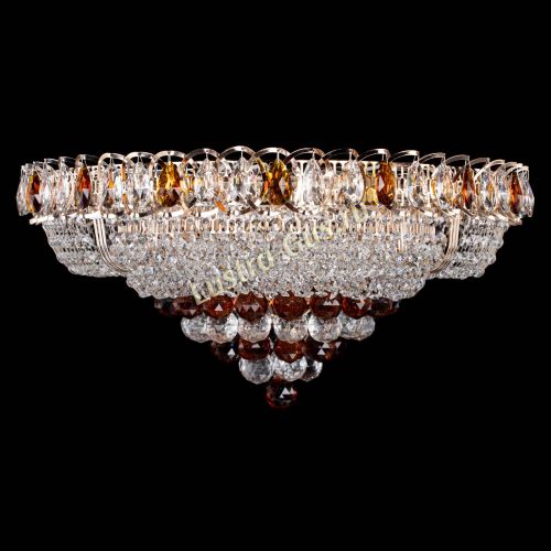 Люстра Кольцо пирамида шар 40 мм чайный в Подольске Гусь Хрустальный