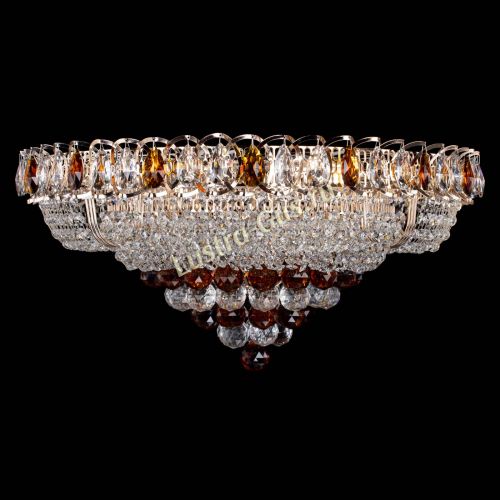 Люстра Кольцо пирамида шар 40 мм чайный в Подольске Гусь Хрустальный