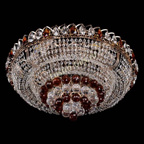 Люстра Кольцо пирамида шар 40 мм чайный в Подольске Гусь Хрустальный