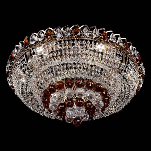 Люстра Кольцо пирамида шар 40 мм чайный в Подольске Гусь Хрустальный