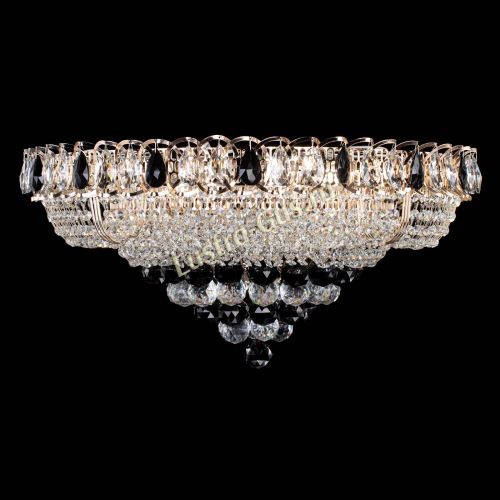 Люстра Кольцо пирамида шар 40 мм черная в Подольске Гусь Хрустальный