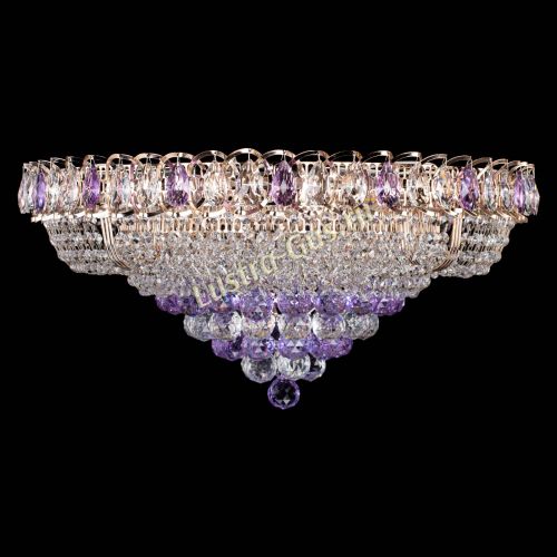 Люстра Кольцо пирамида шар 40 мм фиолетовая в Подольске Люстра Кольцо пирамида шар 40 мм фиолетовая в Подольске