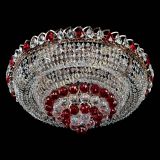 Люстра Кольцо пирамида шар 40 мм красная в Подольске