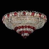 Люстра Кольцо пирамида шар 40 мм красная в Подольске