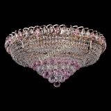 Люстра Кольцо пирамида шар 40 мм розовая в Подольске