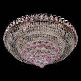 Люстра Кольцо пирамида шар 40 мм розовая в Подольске