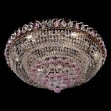 Люстра Кольцо пирамида шар 40 мм розовая в Подольске