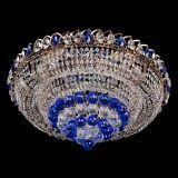 Люстра Кольцо пирамида шар 40 мм синяя в Подольске