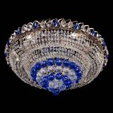 Люстра Кольцо пирамида шар 40 мм синяя в Подольске