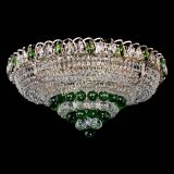 Люстра Кольцо пирамида шар 40 мм зеленая в Подольске