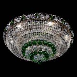 Люстра Кольцо пирамида шар 40 мм зеленая в Подольске