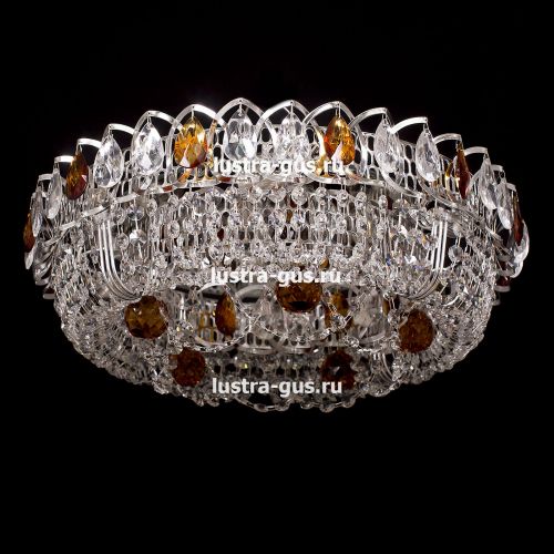 Люстра Кольцо Снежинка чайная в Подольске Гусь Хрустальный