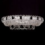 Люстра Кольцо Снежинка черная в Подольске