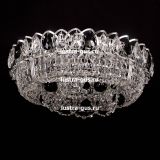 Люстра Кольцо Снежинка черная в Подольске