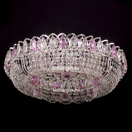 Люстра Кольцо Снежинка розовая в Подольске Люстра Кольцо Снежинка розовая в Подольске