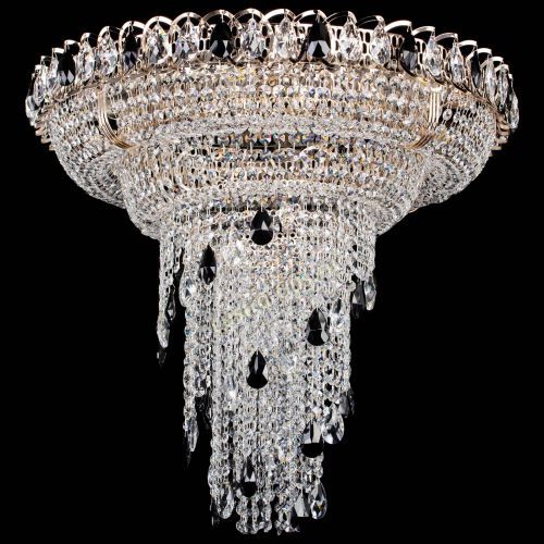 Люстра Кольцо №10 черная в Подольске Гусь Хрустальный