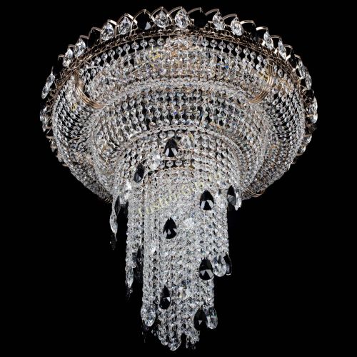 Люстра Кольцо №10 черная в Подольске Гусь Хрустальный