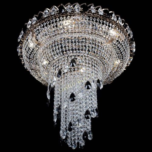 Люстра Кольцо №10 черная в Подольске Гусь Хрустальный