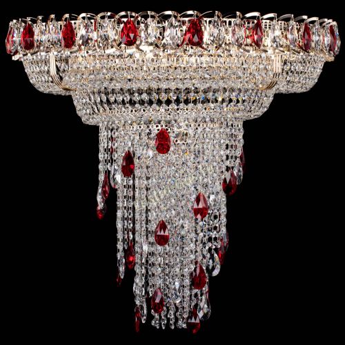 Люстра Кольцо №10 красная в Подольске Гусь Хрустальный