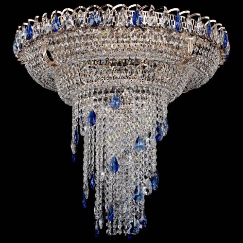 Люстра Кольцо №10 синяя в Подольске Гусь Хрустальный