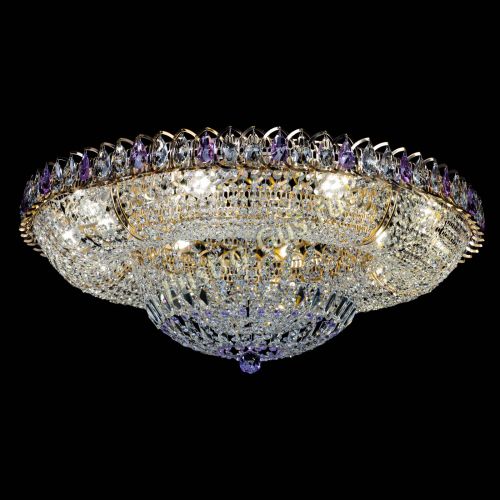 Люстра Кольцо Классика фиолетовая 800 мм в Подольске Гусь Хрустальный