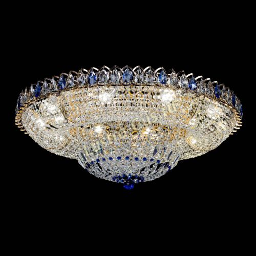 Люстра Кольцо Классика синее 800 мм  в Подольске Гусь Хрустальный