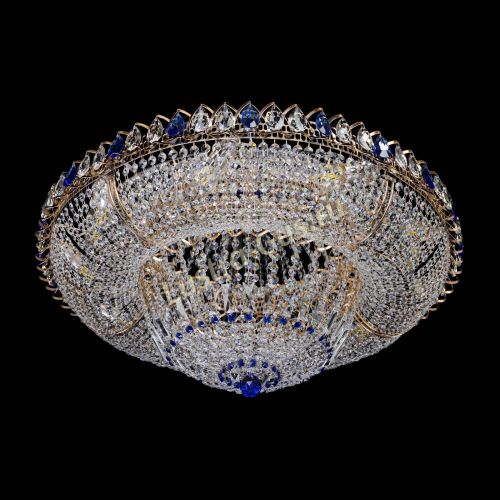 Люстра Кольцо Классика синее 800 мм  в Подольске Гусь Хрустальный