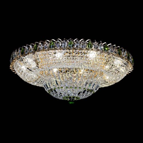 Люстра Кольцо Классика зеленое 800 мм  в Подольске Гусь Хрустальный