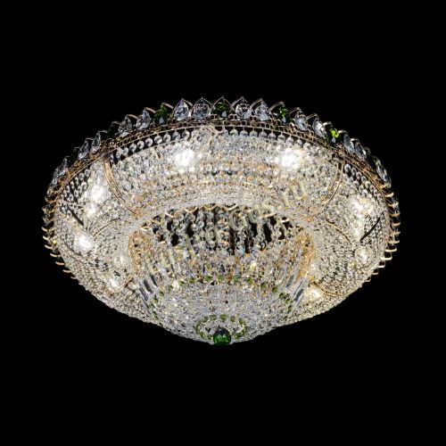 Люстра Кольцо Классика зеленое 800 мм  в Подольске Гусь Хрустальный